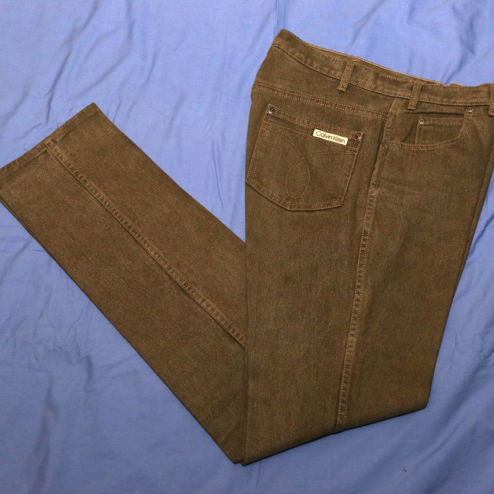 80's Vintage Calvin Klein Jeans 33"x 36"